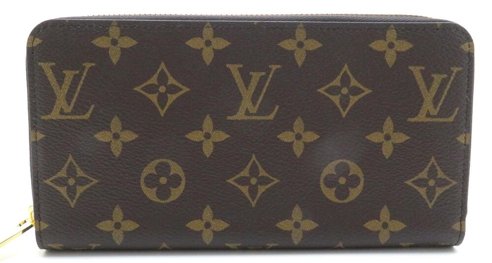 LOUIS VUITTON Zippy Wallet Monogram Brown